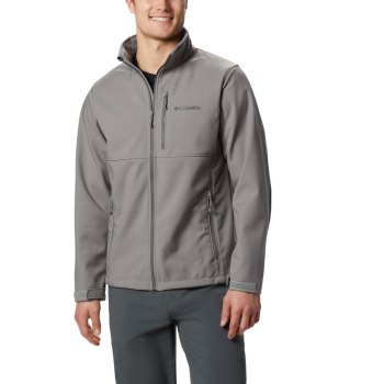 Pánské Bundy Columbia Ascender Softshell Tall Šedé SZMLOH567